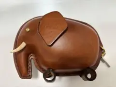 本革 象型貯金箱