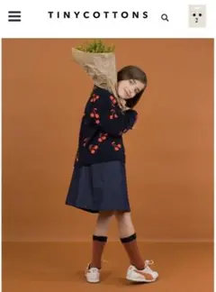タイニーコットンズ ダウンコート スノージャケット2Yおそらく95〜100cm