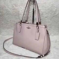 人気モデル✨コーチ クリスティ 2WAY ショルダーバッグ レザー ピンク