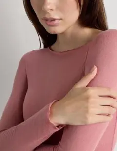 (K08186）Intimissimi モダールカシミヤ ウルトラライトトップス