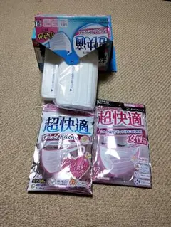 超快適マスク小さめ ホワイト20枚 ピンク12枚