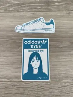 非売品未開封】adidas スタンスミス kyne キネ ステッカー