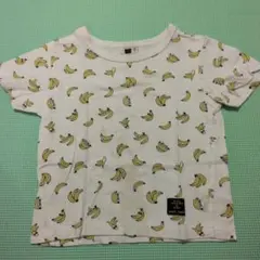 petit main　半袖Tシャツ　バナナ柄　100cm