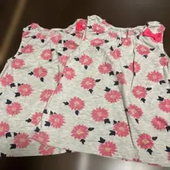ELFINDOLL 花柄タンクトップ 130cm 2枚セット