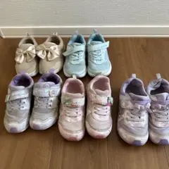 おまとめ女の子靴18.0㎝ 18.5㎝　LUVRUSH パステルカラー キッズ