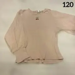 ロンT チュール　さくらんぼ　120