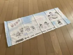 北海道日産 夏の宵柄 手ぬぐい 70s 旧車 昭和レトロ 未使用 非売品