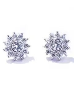 ルボンボン プリンセスフラワーピアス新品シルバーピアス お花