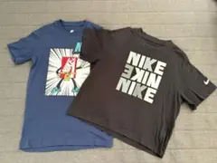 NIKE★Tシャツセット 青 黒 M サイズ140
