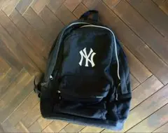 【NewYorkYankeesニューヨーク・ヤンキースキャンバスリュック（黒）】