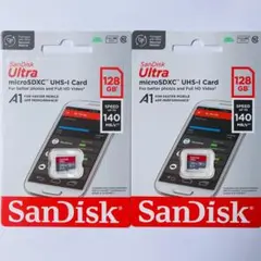 Sandisk 140M switch対応 マイクロSDカード 128GB 二枚