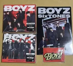 SixTONES BOYZ 三形態 未開封 通常盤 初回盤A