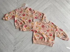 新品未使用タグ付き　サンリオ　長袖トレーナー　2着セット　年子兄弟姉妹　双子