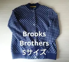 Brooks Brothers　長袖　ボタン　カーディガン　Sサイズ　ネイビー