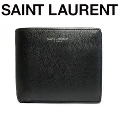 SAINT LAURENT サンローラン 二つ折り財布 レザーウォレット 財布