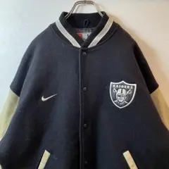 【激レア】ナイキ スタジャン レザー 本革 レイダース