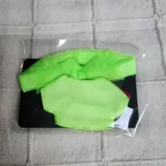 ぬい服チュールトップス黄緑②