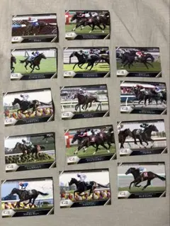 競馬 トレーディングカードセット GⅠ G2 GⅢ