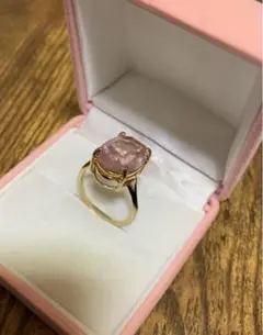 ドレスアップエブリデイ シースルークリスタルフラワーパールリング e.m.