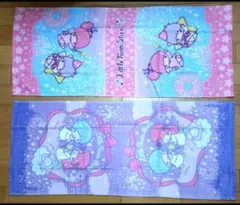 サンリオ リトルツインスターズ キキララ 七夕 フェイスタオル 2枚セット