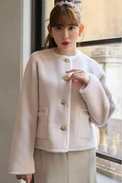 herlipto Lausanne Wool Short Coat