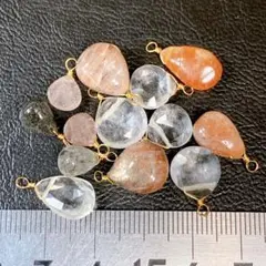 サービス品＊天然石のチャームアソートb62