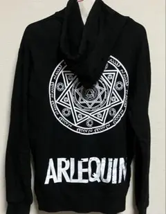 ARLEQUIN フード付きパーカー 黒