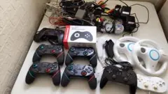 ジャンク品NINTENDO SWITCH等のコントローラーやケーブル