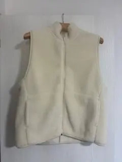 無印良品　ボアフリースベスト　レディース