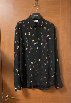 サンローラン シルク シャツ 極美品 長袖シャツ