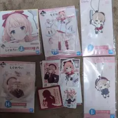 一番くじ しぐれうい アクリルスタンド 色紙 ラバー まとめ売り