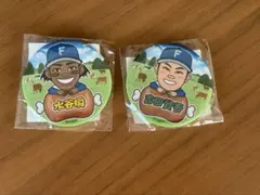 ファイターズ/肉まつり缶バッジ/水谷瞬/吉田賢吾