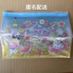 ちゃお8月号付録 ジューシーサマークリアポーチ