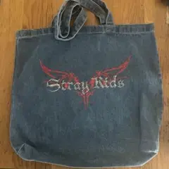 straykids スキズ アメリカ 北米 グッズ デニム トートバッグ