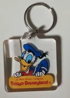 東京ディズニーランド　ドナルドダック　キーホルダー　中古品