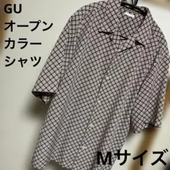 GU / オープンカラーシャツ / ベージュ / Mサイズ