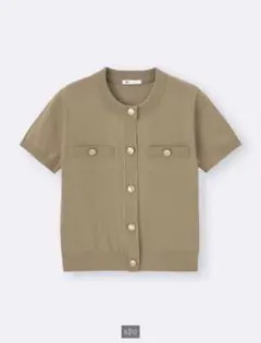 メタルボタンカーディガン(半袖)Q 商品番号: 356432