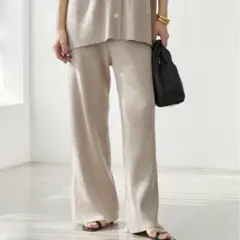 美品◎25ss プラージュ plage jazz linen rib パンツ
