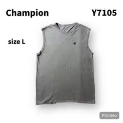 【即購入OK】champion ノースリーブTシャツ　サイズL グレー