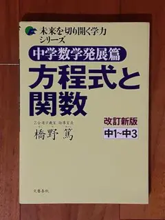 書込み無し・美品◇中学数学発展篇 方程式と関数 中1～中3◇高校受験参考書問題集