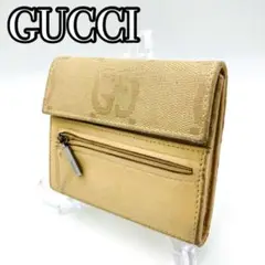 GUCCI グッチ GG柄三つ折り財布