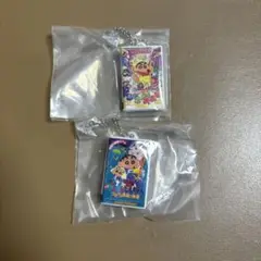 クレヨンしんちゃんビデオテープミニチュアチャームコレクション2個セット