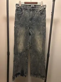 SSC WHISKYMELLOW デニムパンツ ワイドレッグ