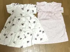 H&M ワンピース 2枚セット 100cm