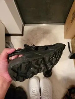 HOKA スポーツサンダル ブラック 27cm