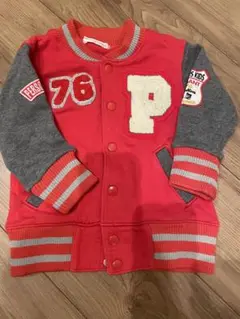 PERSON'S KIDS 赤グレー アウター 30サイズ