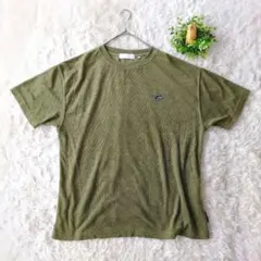 LOGOS DAYS ロゴTシャツ 半袖　オリーブグリーン　М　シンプル
