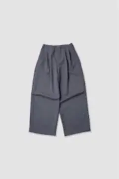 antwort DRAPE TUCK PANTS - GREY サイズ1