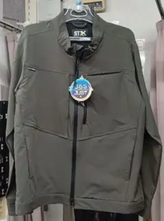 シンメン　STX 　ジップアップジャケット スモークオリーブ　LL