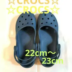 【クロックス】ネイビー 22cm〜23cm